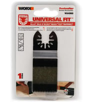 Worx Wa4960 Çok Amaçlı Raspalama Makinesi Için 35X40Mm Ahşap, Pvc Universal Kesme Ve Zımparalama Bıç (Standart)