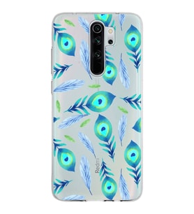PrintiFy Xiaomi Redmi Note 8 Pro ile Uyumlu 1mm Slim Fit Nazar Boncuğu 3 Baskılı Şeffaf  Kılıf