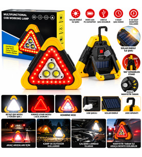 SOLARLI - USB ŞARJLI ARAÇ REFLEKTÖRÜ (5343)