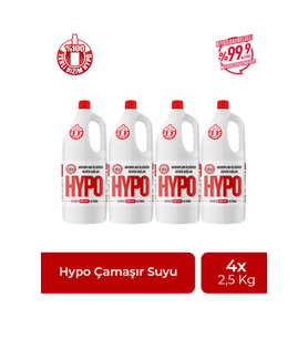 ÇAMAŞIR SUYU 2,5 KG X 4 ADET
