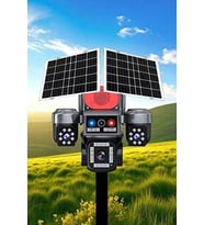 TR Charger 4 Kameralı E-Sım Güneş Enerjili Güvenlik Kamerası – Çift Güneş Paneli, Sım Kartlı Aov Akı