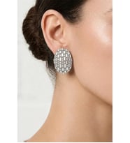 ABİYE FULL TAŞLI OVAL STUD KÜPE