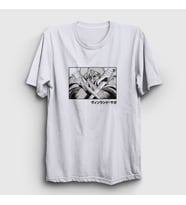 Presmono Unisex Beyaz Knives Thorfinn Anime Vinland Saga T-Shirt 470083tt