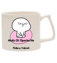 İsme Özel Kupa Bardak - Akıllı ol Temalı