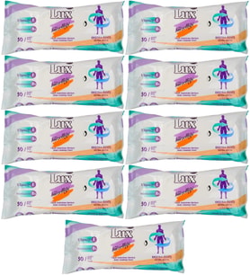 Lüx Hasta Vücut Temizleme Islak Mendil Havlu 50 Yaprak XL (9 Lu Set)