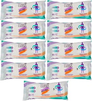 Lüx Hasta Vücut Temizleme Islak Mendil Havlu 50 Yaprak XL (9 Lu Set)