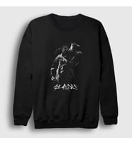 Presmono Unisex Siyah Icon Guns N' Roses Slash Sweatshirt 40020tt