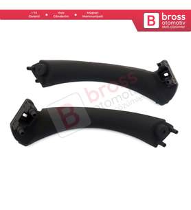 BMW 3 E90 E91 Iç Kapı Tutamak KAPAK Siyah Sağ Sol 51417230849 51417230850