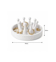 Çoklu Yüzük Standı, 9x3 cm, düzenli ve şık saklama çözümü