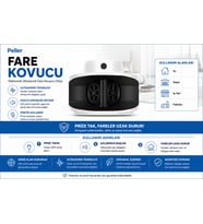 Fare Kovucu Peller Pro Smart One Repeller Ultrasonik-Elektronik Fare Haşere Akrep Yarasa Kovucu