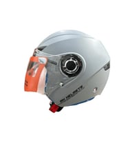 MH Helmets Yarım Açık Kask Mat Nardo Gri M Beden