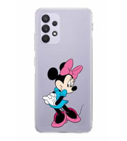 Samsung Galaxy A33  Kamera Korumalı  Kapak Minnie Mouse Tasarımlı  Şeffaf Kılıf