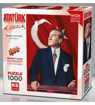 KS Games 1000 Parça Atatürk Ve Türk Bayrağı