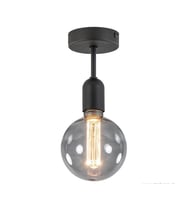 Rys Retro Metal Siyah Tavan Plofyoner Avize 10 cm