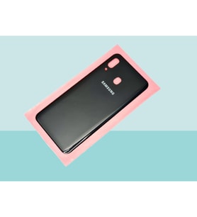 Tkgz - Samsung Galaxy A30 A305 Arka Kapak Batarya Kapağı - SİYAH