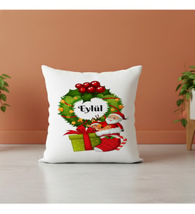 Yeni Yıla Özel Yılbaşı Yastığı Kişiye Özel