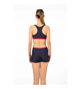 Estiva Free-Set Büstiyerli Şortlu Bikini Takım (Lacivert)