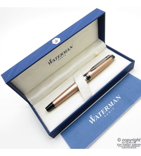 Waterman Expert Pembe Altın Dolma Kalem  İsme Özel Kalem  Hediye Kalem
