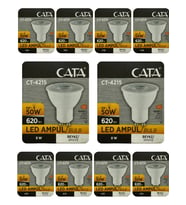 (10 Adet) Cata 8W (50W) 6500K (Beyaz Işık) GU10 Duylu Led Spot Ampul