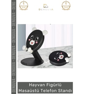 #TelefonStandı Sevimli Hayvan Tasarım Ergonomik Katlanabilir Tablet Figürlü Masaüstü Telefon Standı
