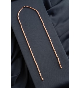 Hematit Doğal Taş Parlak Roz Silindir Kesim 3x9mm Dizi [AA]