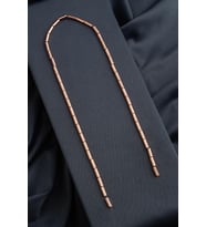 Hematit Doğal Taş Parlak Roz Silindir Kesim 3x9mm Dizi [AA]
