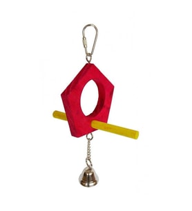 Eastland Çıngıraklı Ahşap Tünek 22 Cm