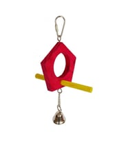 Eastland Çıngıraklı Ahşap Tünek 22 Cm