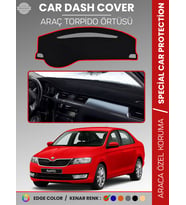 SKODA RAPİD (2013-2017) Torpido Örtüsü Ön Göğüs Halı Torpido Koruma Tam Uyum Kaymaz UV Koruma