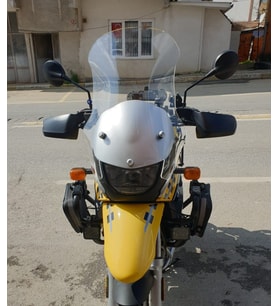 MOTOCAM Bmw F 650 GS Ön Cam ( 3 Delikli ) 1999-2003 Model 58cm Şeffaf Renkli 4mm