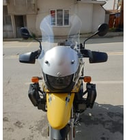 MOTOCAM Bmw F 650 GS Ön Cam ( 3 Delikli ) 1999-2003 Model 58cm Şeffaf Renkli 4mm