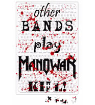 Manowar Kill With Power Puzzle 240 Parça Yapboz