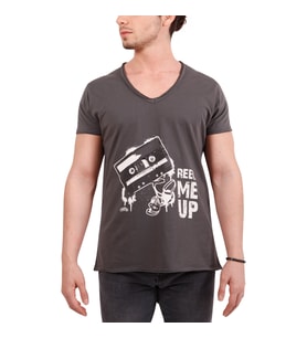 Biggdesign T-Shirt Reel Me Up (Siyah)