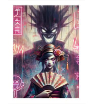 Japon Animesi Tarzında Art Mdf Tablo