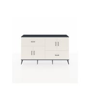 Arges Konsol 3 Raflı 2 Çekmeceli 4 Kapaklı 176x30x99 Antrasit-Aytaşı