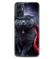 Infınix Hot 12 Kılıf Silikon Desen Özel Seri Super Cat 1666