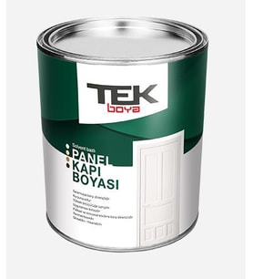 TEK PANEL KAPI BOYASI SOLVENT BAZLI BEYAZ 0,75L