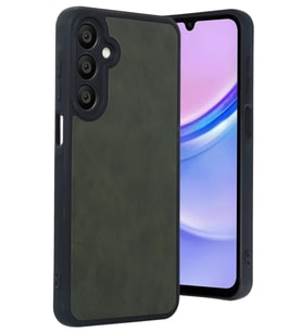 Galaxy A16 5G Kılıf Aras Deri Kapak - Koyu Yeşil
