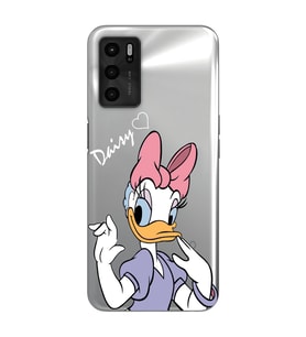 Oppo A55 Uyumlu Ördek Desenli Şeffaf Telefon Kılıfı