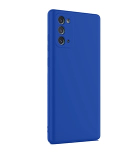 Samsung Galaxy Note 20 Kılıf First Silikon - Mavi