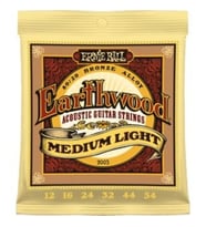 Ernie Ball P02003 Earthwood Medium Light 80/20 Bronze 0.12 - 0.54 Akustik Gitar Teli