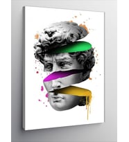 Kanvas Tablo Davut Heykeli Pop Art