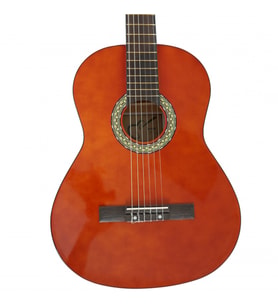 Almira Mg917-wa 4/4 Klasik Gitar - Naturel/ceviz (başlangıç - Tam Boy)  Ceviz Rengi Naturel Görünüm, Mat Bitiş, Berrak Ve Net Ses Projeksiyonu  Uyum: Yetişkin Ve Gençler İçin 4/4 Standart