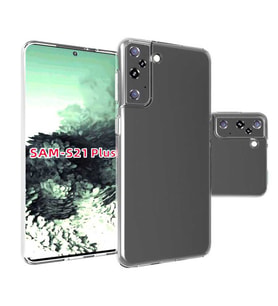 Samsung Galaxy S21 Plus Kılıf Şeffaf Silikon Hibrit Case (Renksiz)
