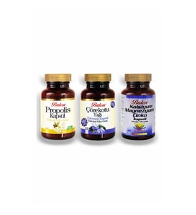 Balen Çörekotu Yağı +Kalsiyum Magnezyum Çinko+Propolis Kapsül