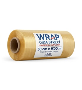 ŞeyliŞeyler - Wrap Gıda Streç Film 30 cm x 1500 m - Endüstriyel Mutfak Tipi 1 Rulo