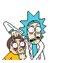 Yapışkanlı Poster rick and morty afiş poster çıkartma etiket hediyelik eşya hediyelik