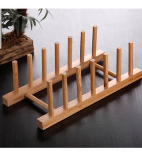 Bambu Stand Tabaklık-bulaşıklık 9 x 28 cm