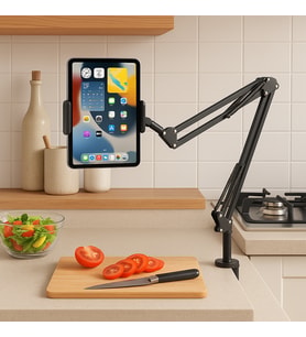 360° Dönebilen Masaüstü Süspansiyonlu Tablet Tutucu Stand