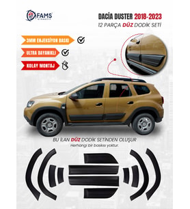Dacia Duster Mat Dodik Seti 12 Parça 2018-2023